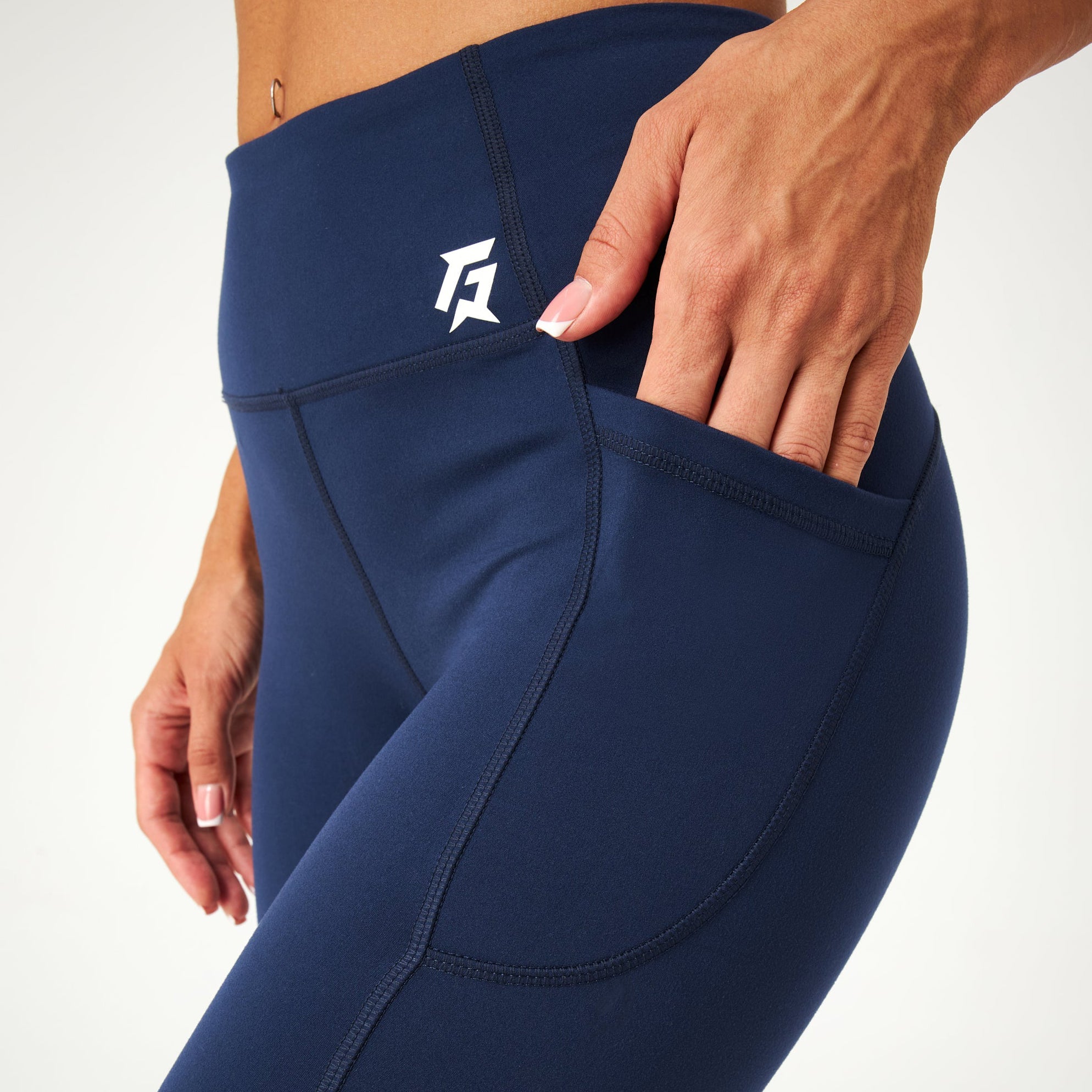 Sweat Wicking Leggings (Navy)