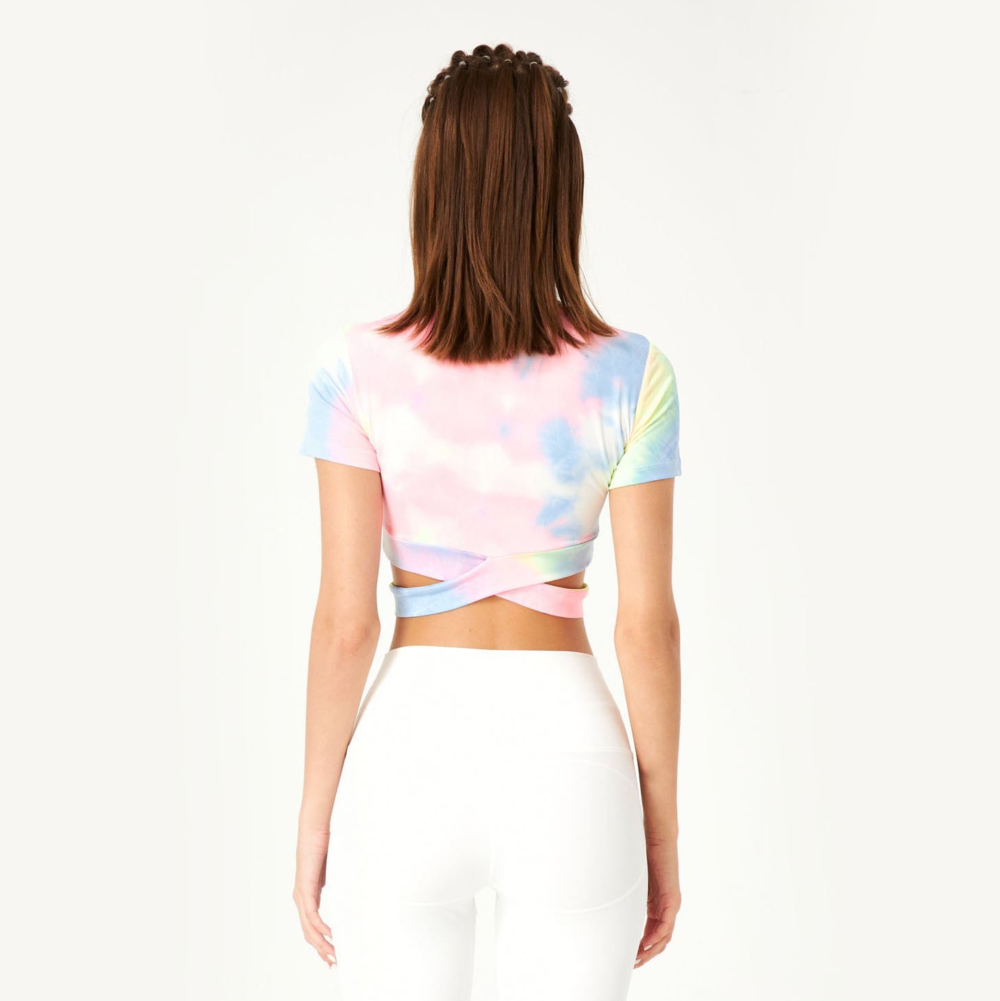 Vibgyor Crop Tee (Light Blue)