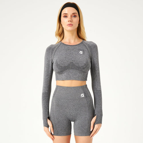 Balance Crop Top (Grey)
