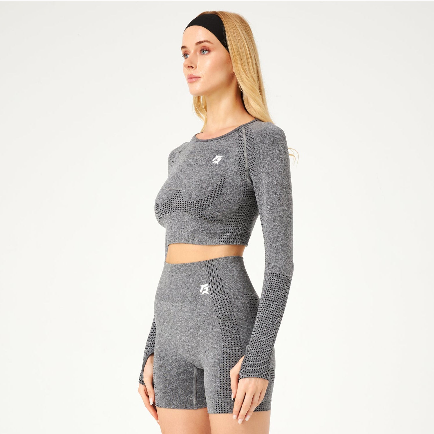 Balance Crop Top (Grey)