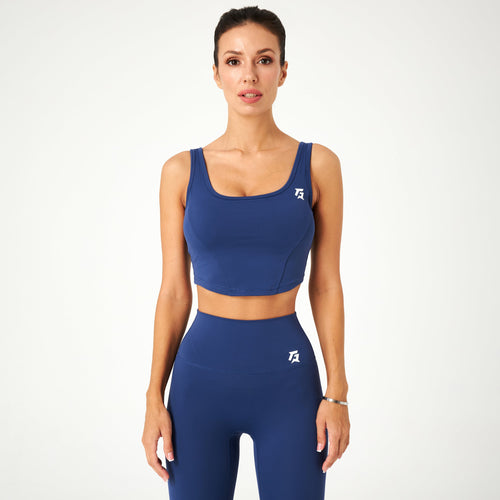 Verve Crop Top (Blue)
