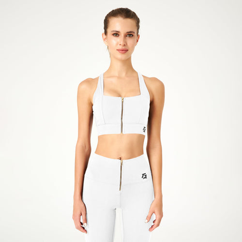 Vista Sports Bra (White)