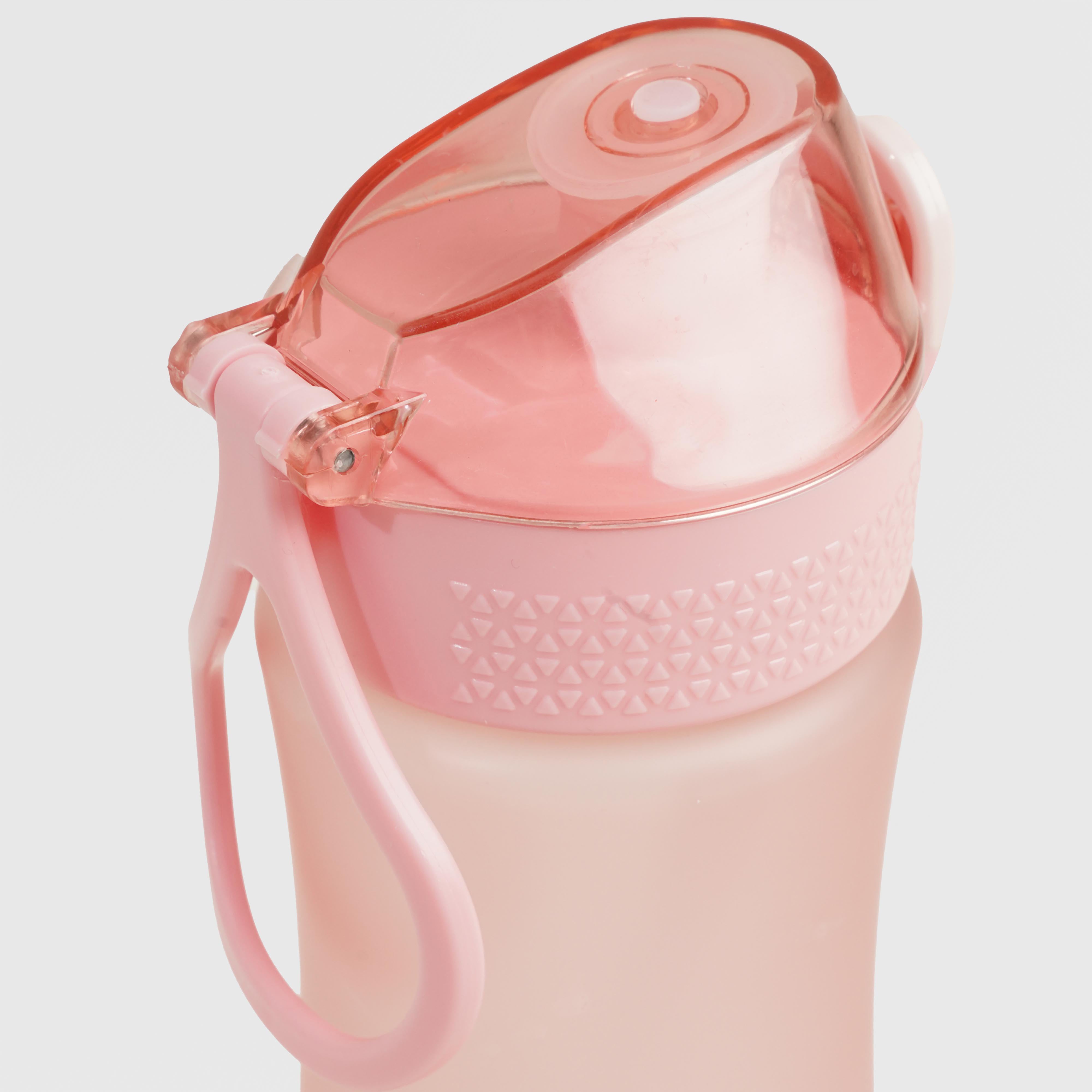 Curved Sports Bottle 800ml (Pink)