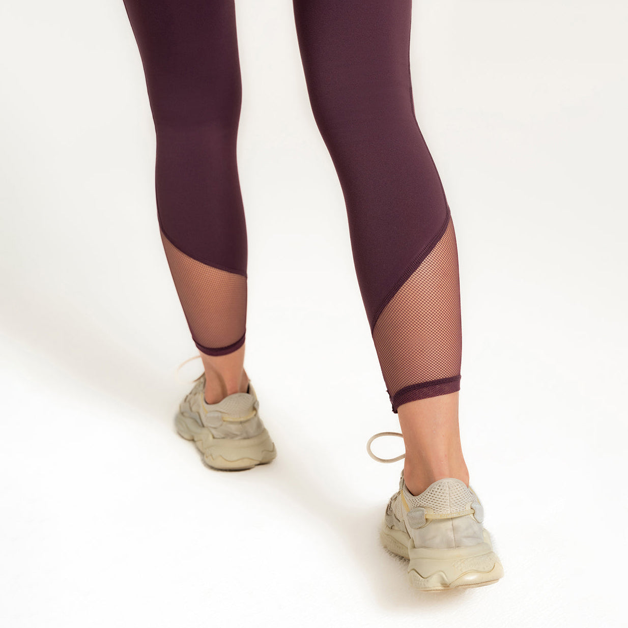 Mesh Leggings (Rosewood)