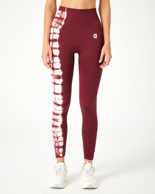 Eclipsed Leggings (Burgundy)