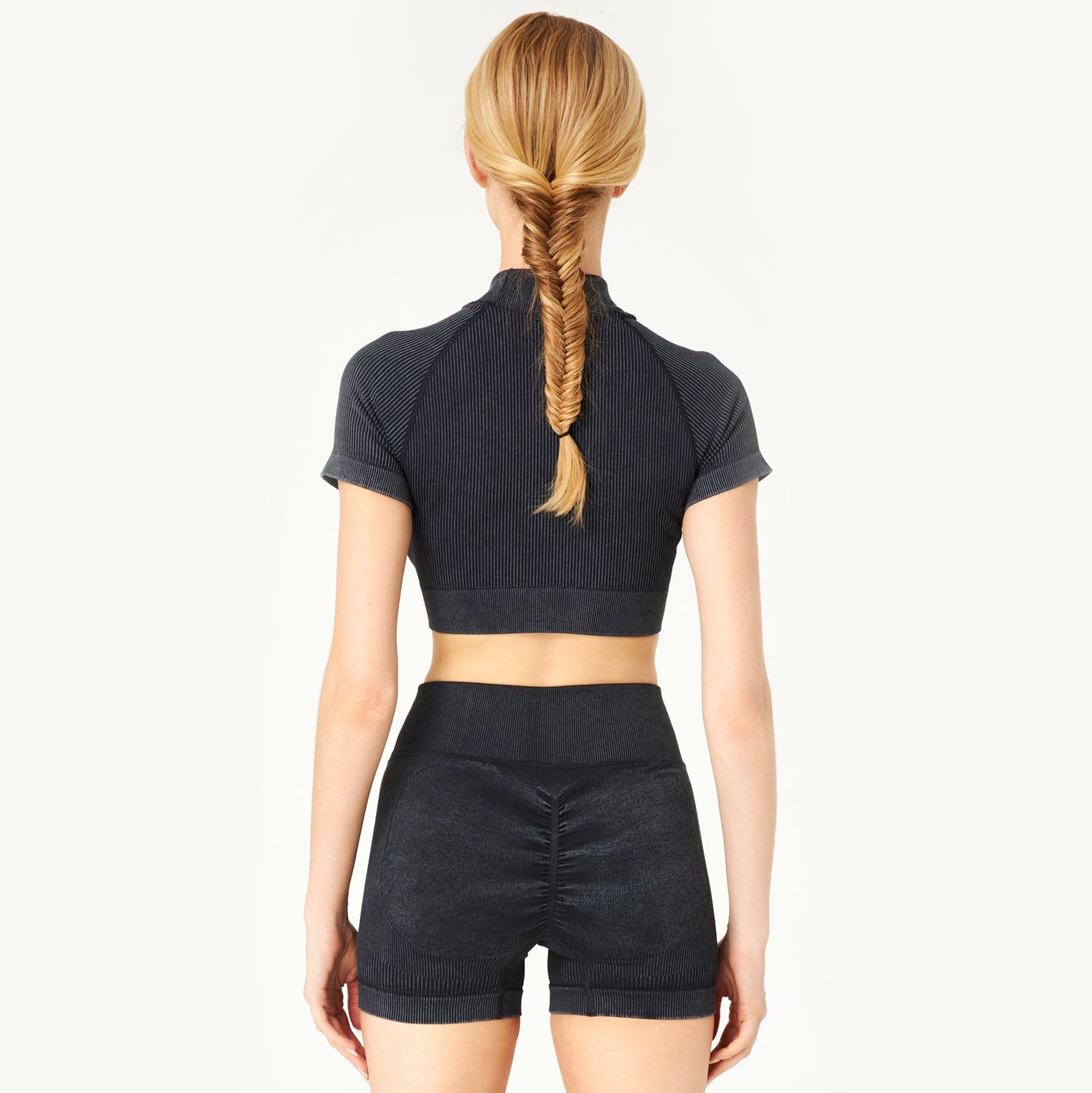 ProRib Crop Top (Black)