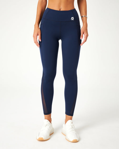 Sweat Wicking Leggings (Navy)