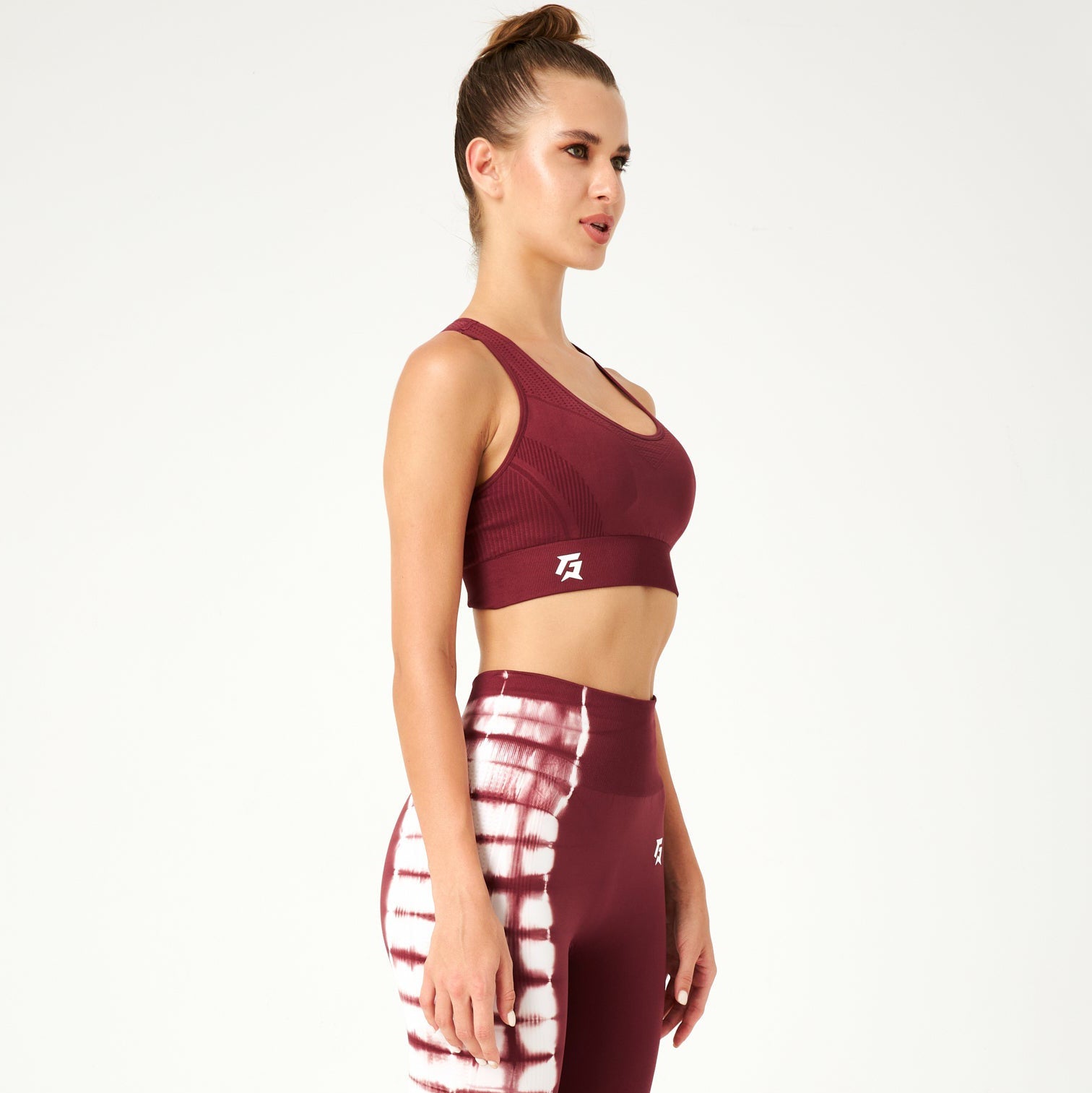 Eclipsed Sports Bra (Burgundy)