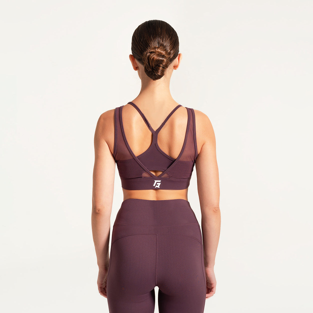 Mesh Sports Bra (Rosewood)