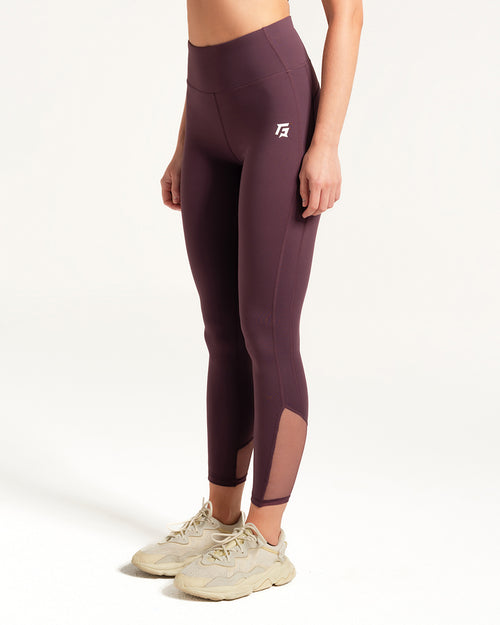 Mesh Leggings (Rosewood)