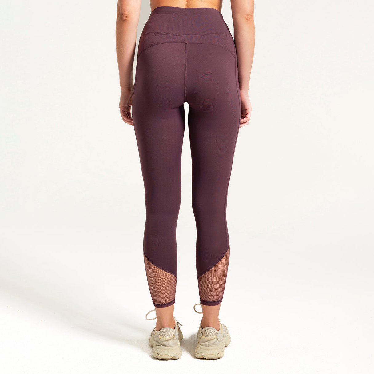 Mesh Leggings (Rosewood)