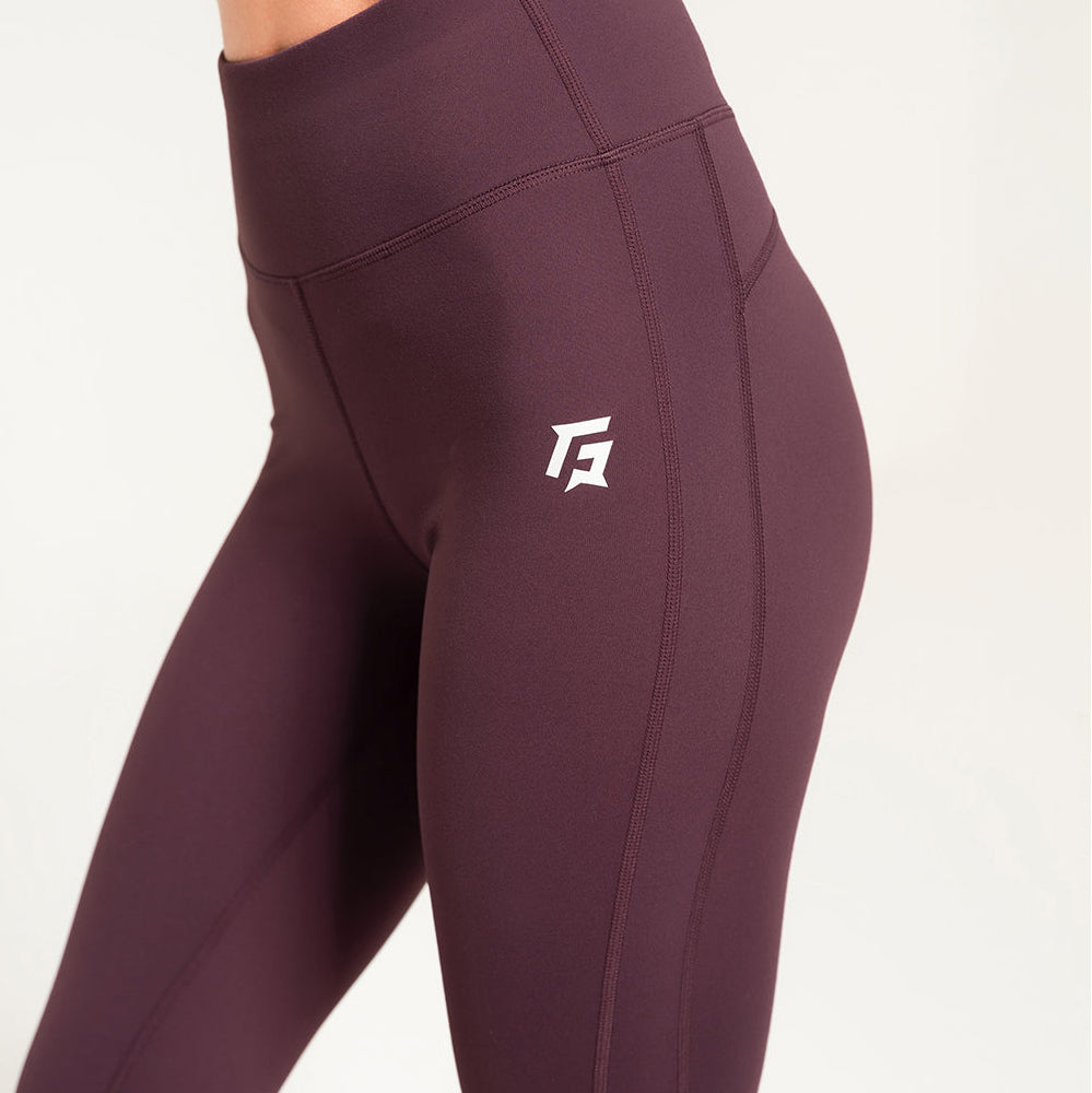 Mesh Leggings (Rosewood)